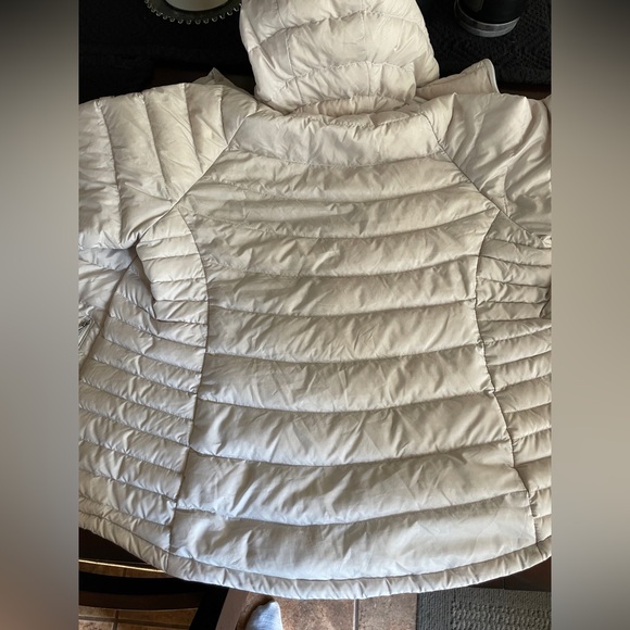 Eddie Bauer Down Puffy Hooded Jacket Medium - Picture 7 of 13